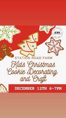 Cookie Decorating and Kid's Craft Ticket