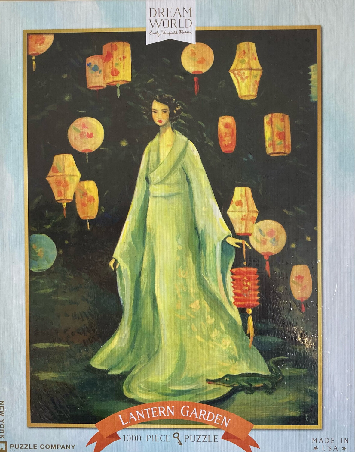 D Peacock Kimono 1000 piece Puzzle