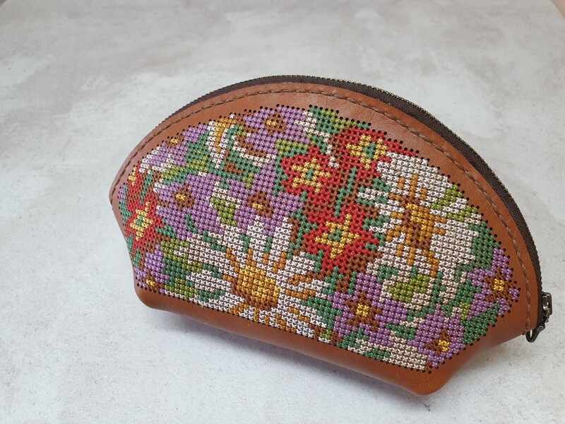 Leather Make-up Bag