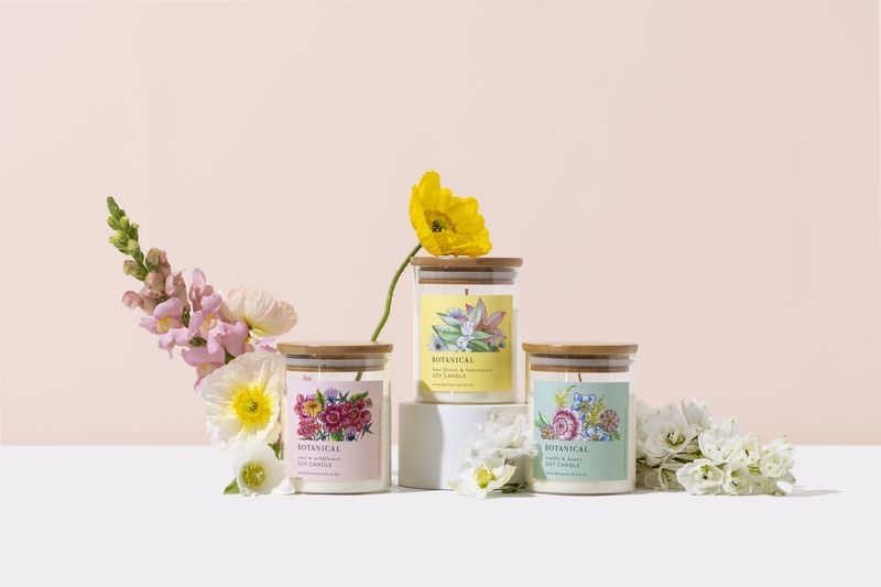 Soy Candle Vanilla and Honey