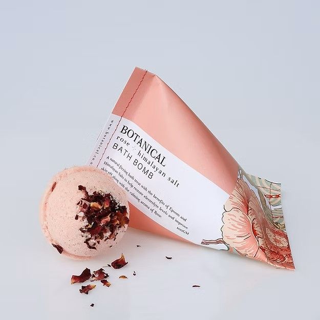 Bath Bomb Rose + Himalayan Salt