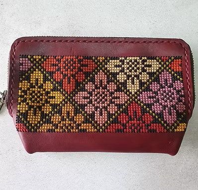 Leather Zipper Pouch