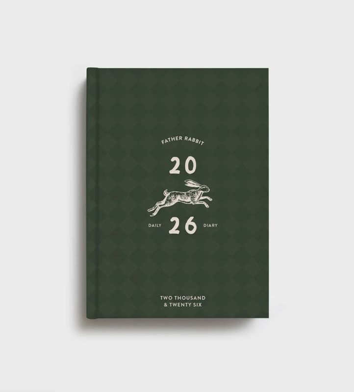 Father Rabbit | Daily Diary 2026 | Mosaic Tile -