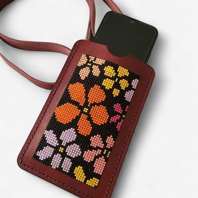 Leather Cellphone Sling