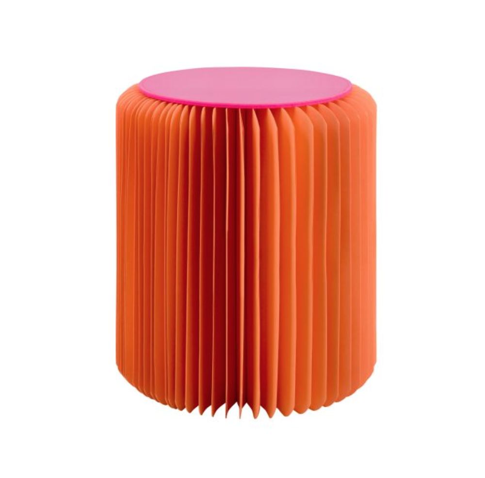 Paper Stool Papillon Orange
