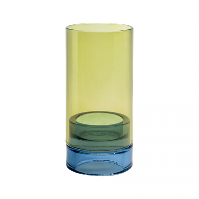Glass Lantern Lys - Lime