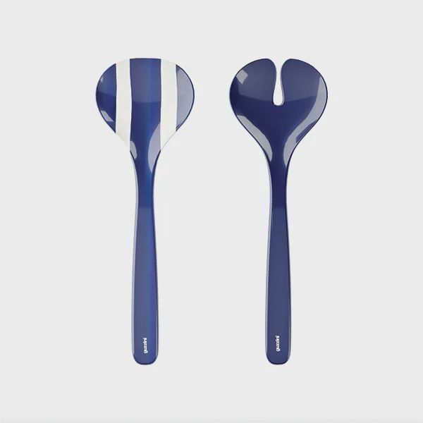 Guzzini Riviera Salad Servers Med Blue