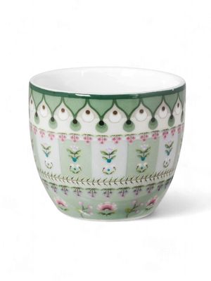 Egg Cup Lily and Lotus Green