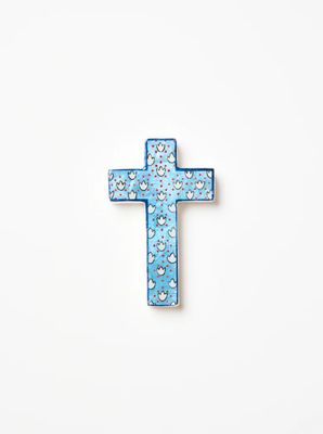 Samira sml Cross Blue Lotus