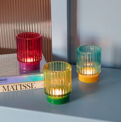Tealight Glass Lumi Lime