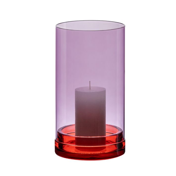 Glass Lantern Large Lucius Violet