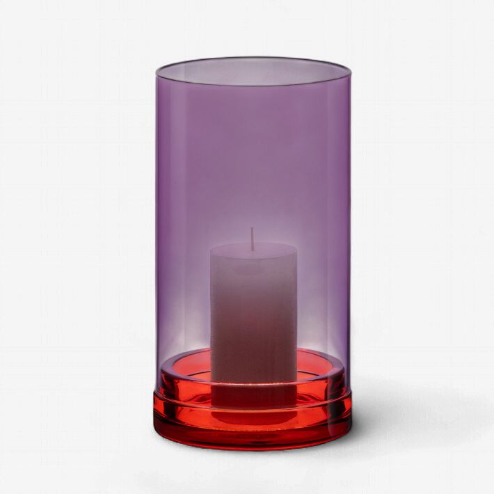 Glass Lantern Large Lucius Violet