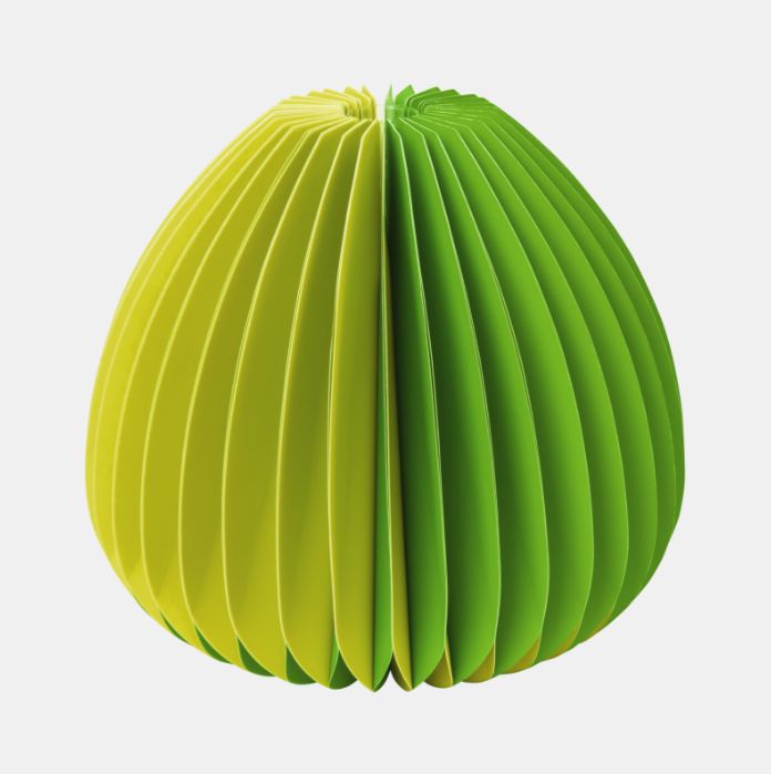 Paper Vase Yuki Green