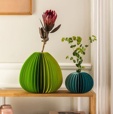 Paper Vase Yuki Green