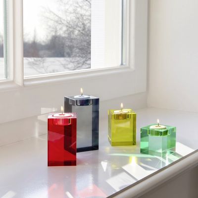 Glassblock Candle Holder Vela