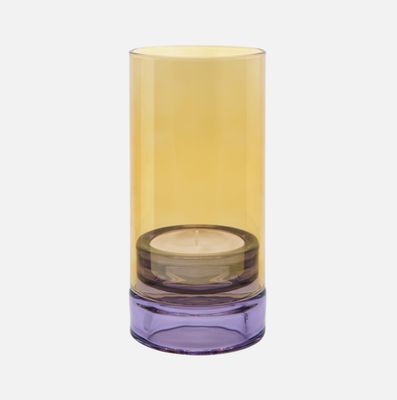 Glass Lantern Lys Lilac