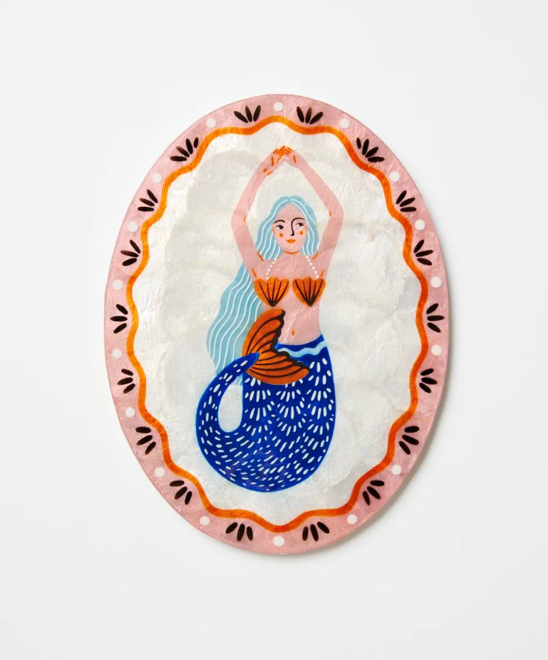 Mermaid Pearl Fan Tile