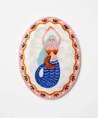 Mermaid Pearl Fan Tile