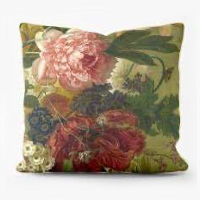 Peony Flowers Velvet 50 x 50