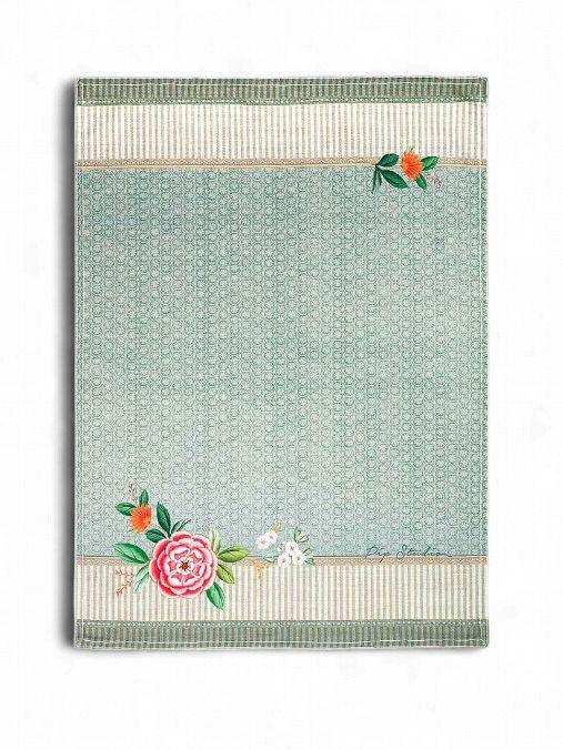 Tea Towel Blushing Birds Blue 50x70cm