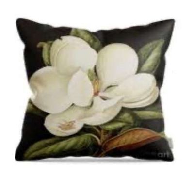 Cushion Magnolia Bloom 50cm Velvet