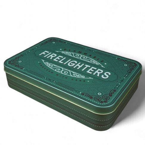 Firelighter Tin - Various, Colour: Cream