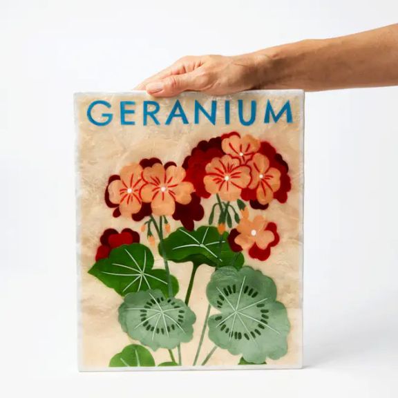 Market Wall Art Geranium