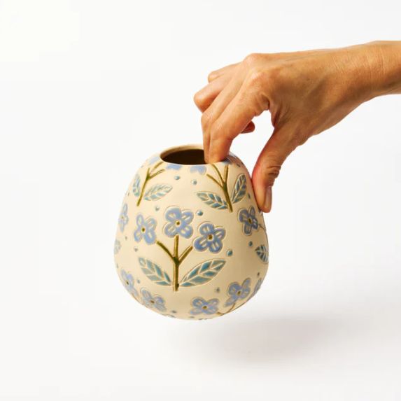 Pollen Vase Blue Floret