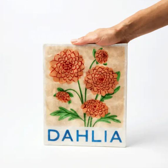 Market Wall Art Dahlia