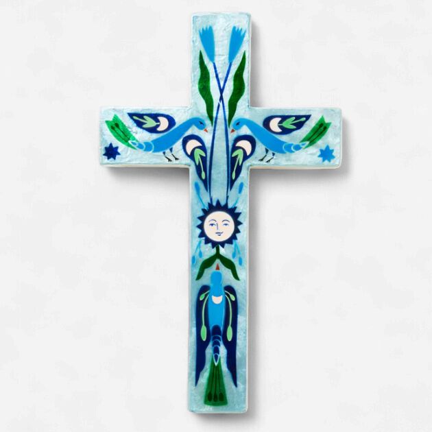 Fable Blue Sun Large Cross