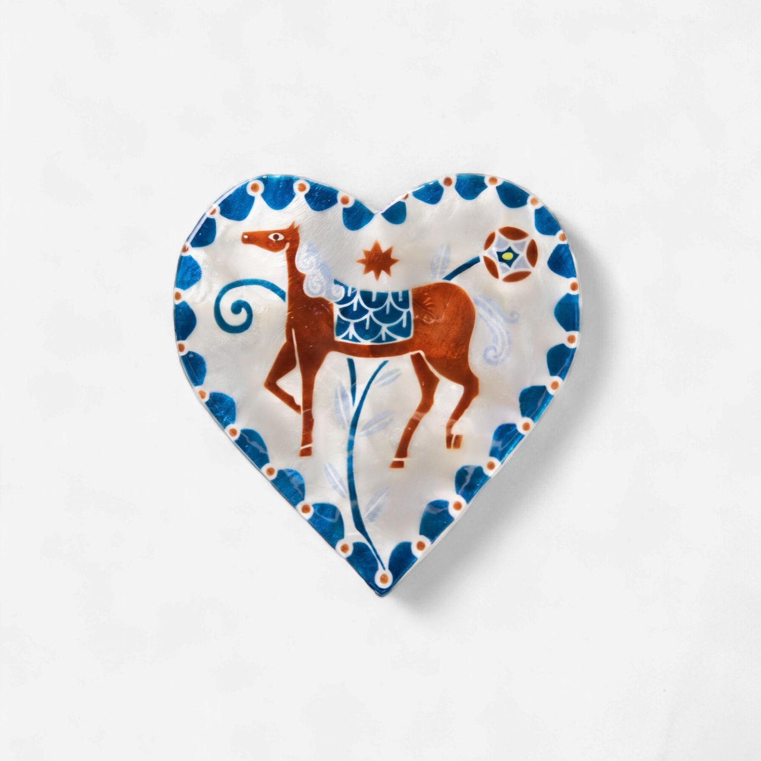 Paloma Heart White Horse