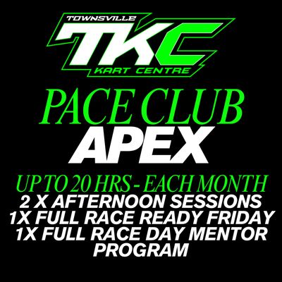 TKC PACE CLUB MEMBERSHIPS - Apex (Elite) – $999/month