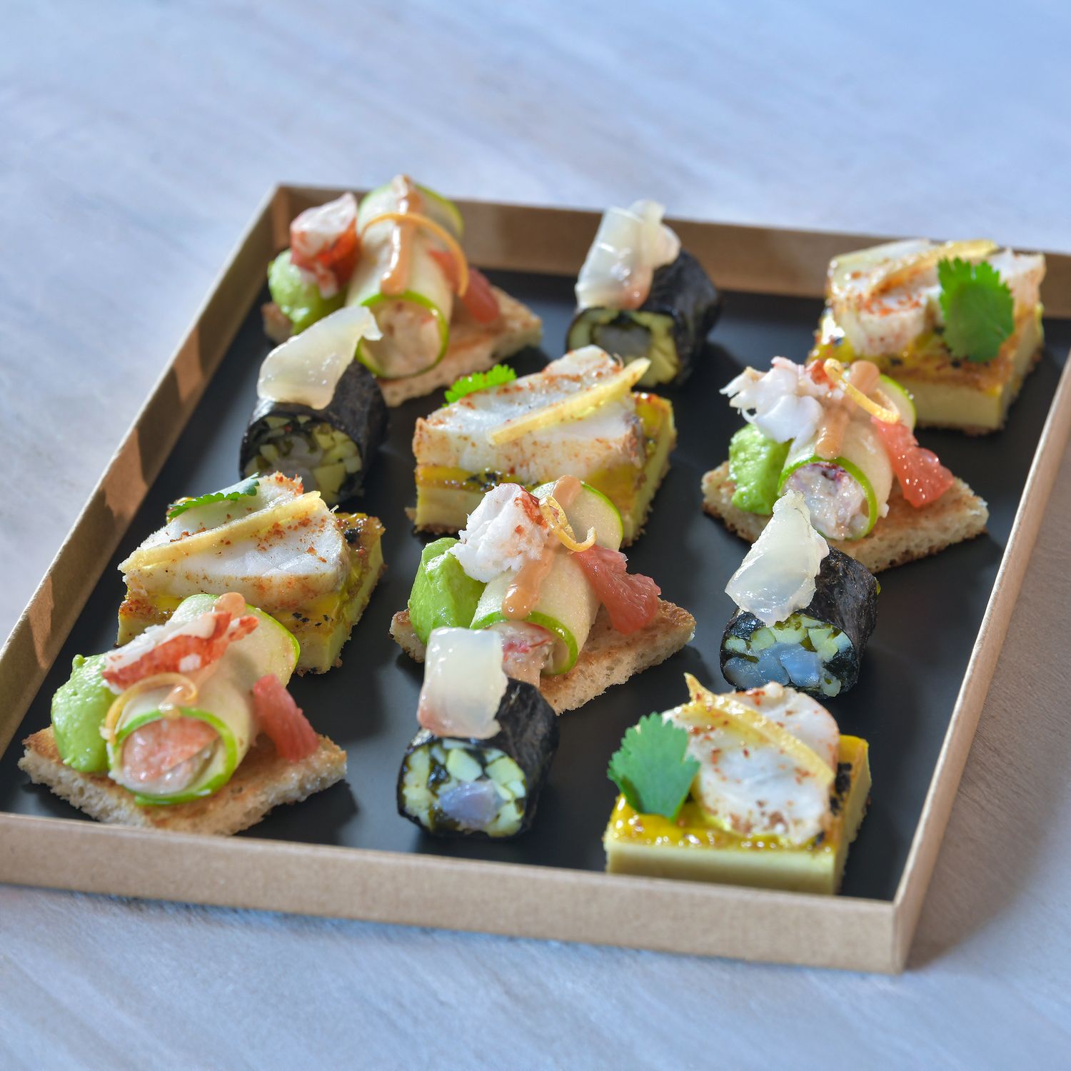 1 plateau de petits fours MER