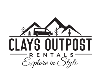 B&W Clay's Outpost Sticker
