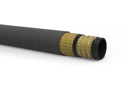 Helical Wire and Textile Braid Suction Hose-R4