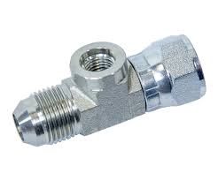 Gauge Port - JIC to JIC Swivel with -04 FP Port
