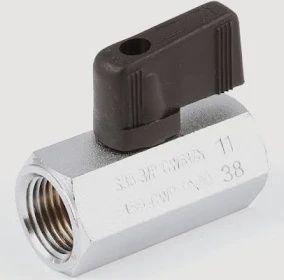Female x Female Mini Ball Valve - MBV-FF