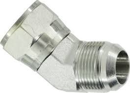 T Series- Thermoplastic Hose to JIC- 45 degree elbow- T-FJX45
