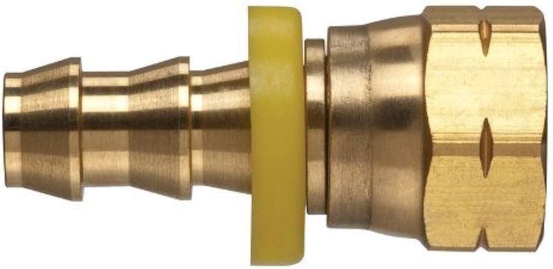 Push-on Barb to SAE 45° Inverted Flare -4303