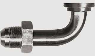 K Series-Wire Braided (Non Skive) to Flange (Code 61)-90 degree elbow-K-FL90
