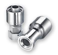 K Series- Wire Braided (Non Skive) to Metric Compression -K-MDL