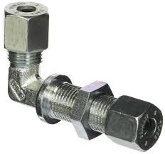 Metric Compression Union Bulkhead Elbow 90° - MC6027