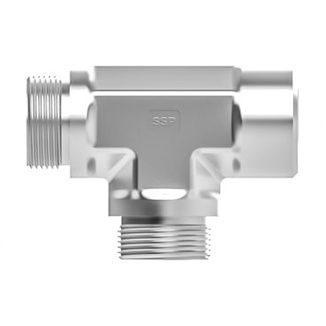 ORFS to Pipe Run Tee -FF2605
