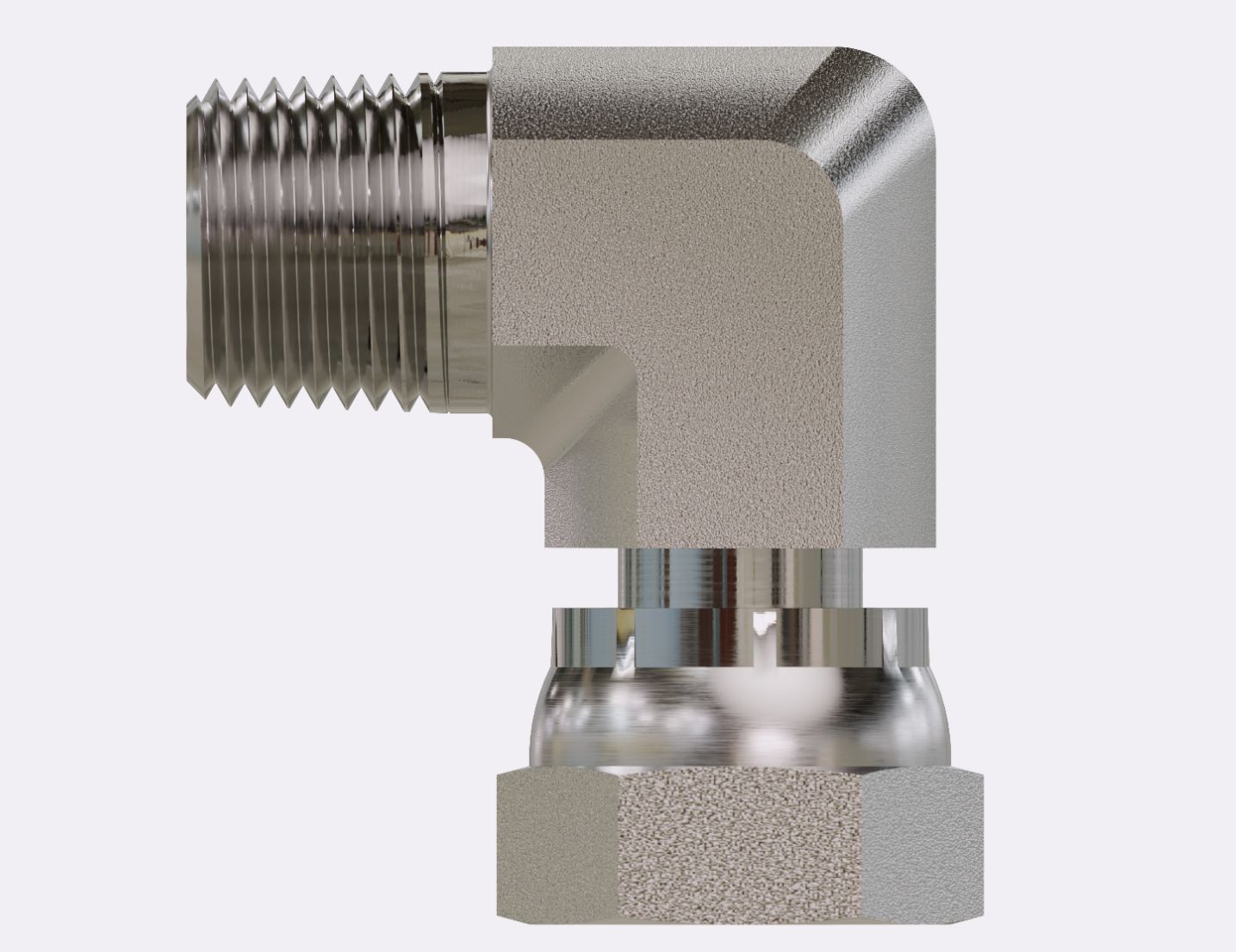 Pipe to Pipe Swivel Elbow 90° -1502