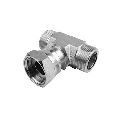 ORFS to ORFS Swivel Branch Tee- FF6600