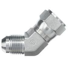 H Series-R13 (Non Skive) to JIC- 45 degree elbow-H-FJX45