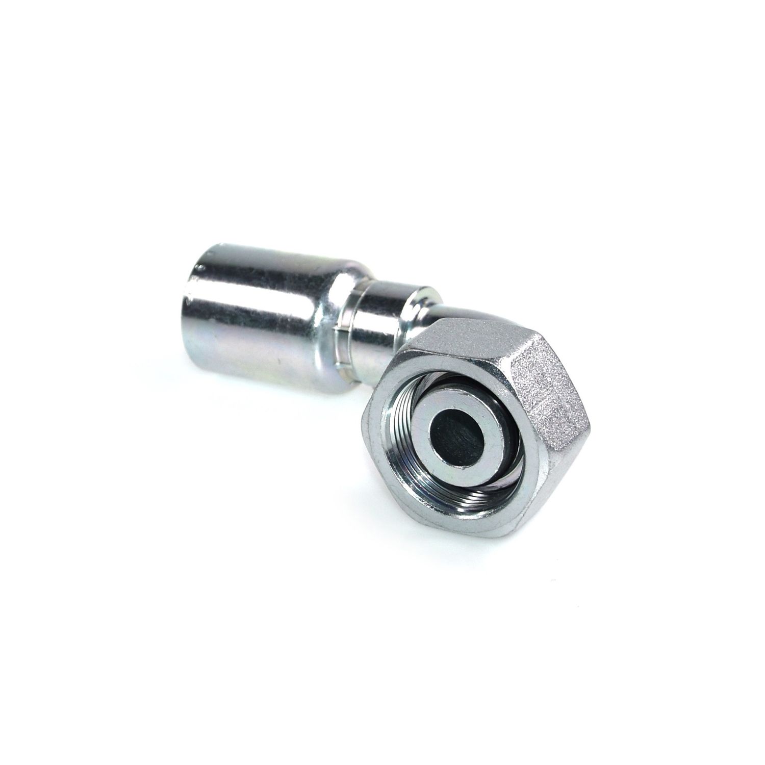 T Series- Thermoplastic Hose to ORFS- 45 degree elbow -T-FFX45