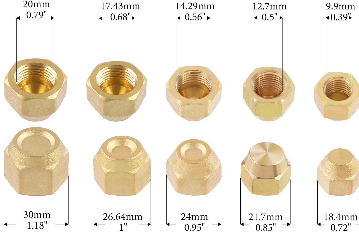 SAE 45° Cap - 40C