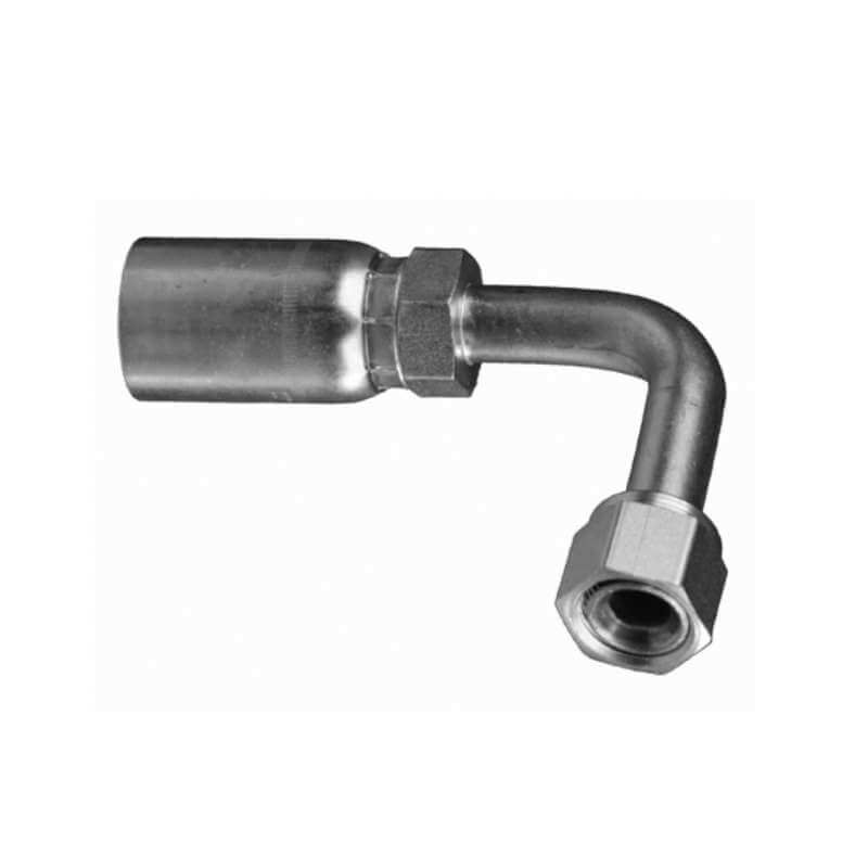 T Series- Thermoplastic Hose to ORFS- 90 degree elbow -T-FFX90