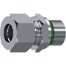 Metric Compression Male Stud Coupling - Metric (with captive seal) - MC6053